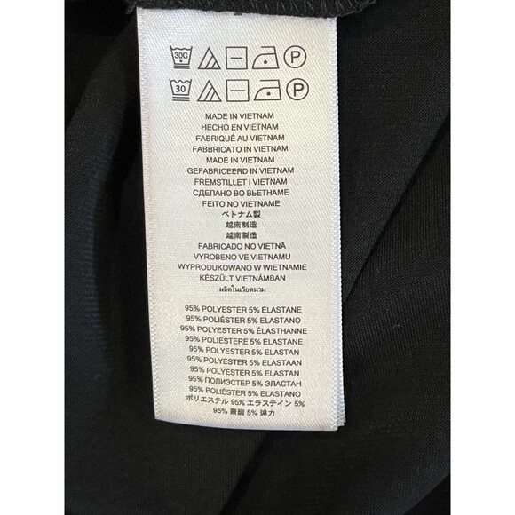 Michael Kors Black One Shoulder Mini Dress Gold XXS Cocktail Night Out - Picture 6 of 7